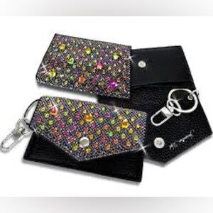 Jacqueline Kent Multi Purple Card Purse